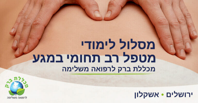 מסלול לימודי מטפל רב תחומי במגע